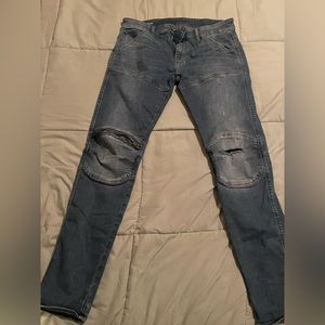 5620 3D ZIP KNEE SKINNY Jeans